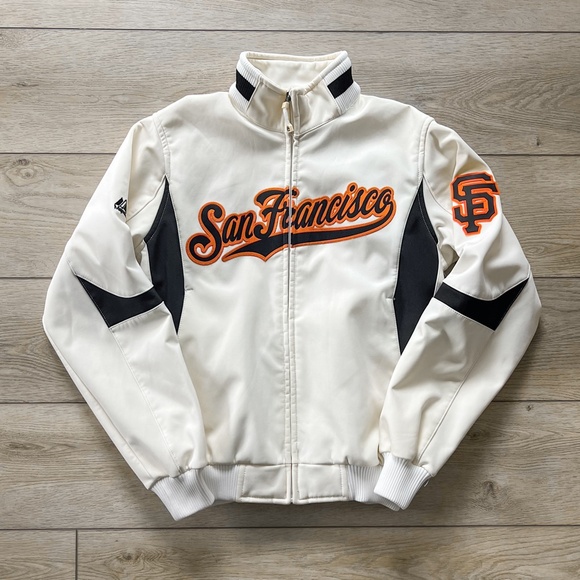 True Vintage Y2K San Francisco Giants MLB Softshell Majestic Jacket - Picture 3 of 10